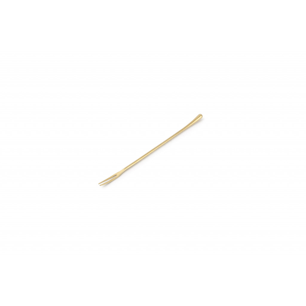 F2D Cocktail fork matte gold Revive - set/7