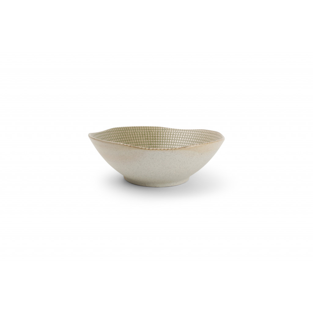 F2D Bowl 19,5xH6,5cm olive Mosaic