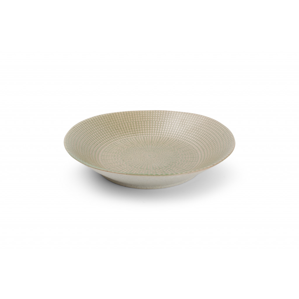 F2D Deep plate 24,5x5cm olive Mosaic