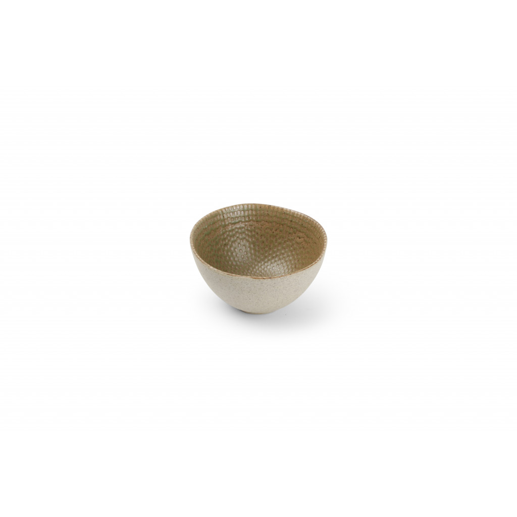 F2D Bowl 10xH6cm olive Mosaic