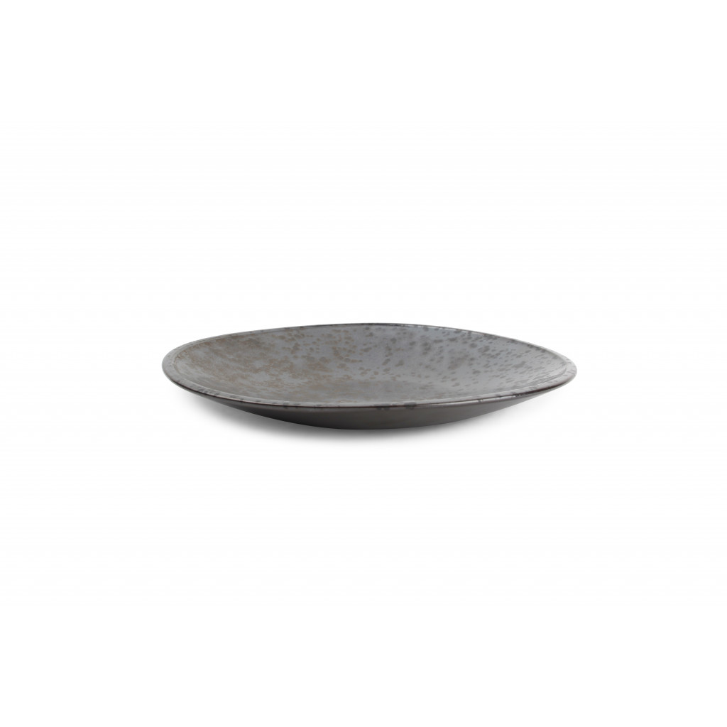 CHIC Deep plate 25,5XH4cm charcoal Cala