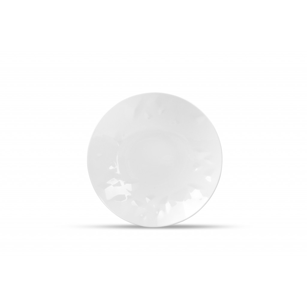 CHIC Deep plate 23,5xH4,5cm white Facet