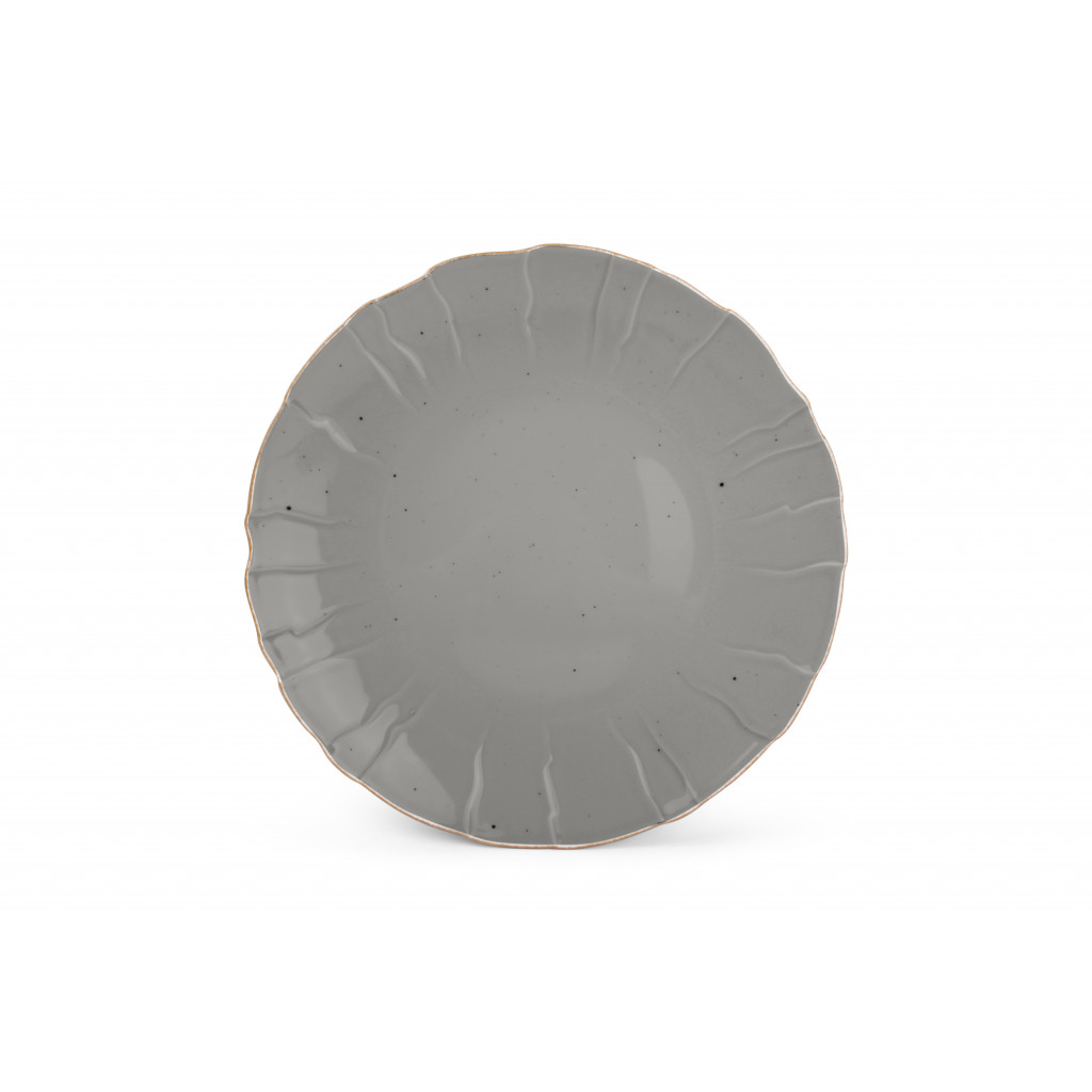 Bonbistro Plate 31cm structure grey Collect