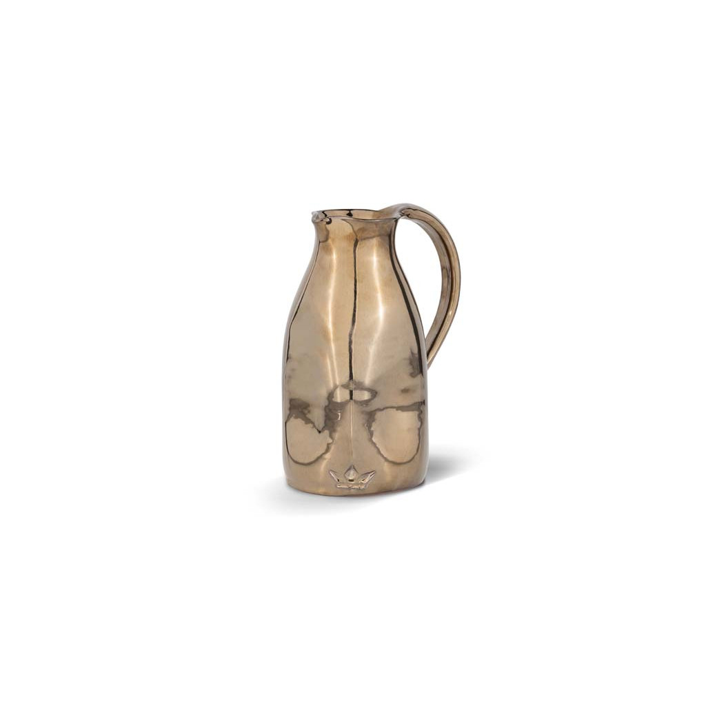 Dutchdeluxes Dented Jug - Medium CERAMIC Platinum