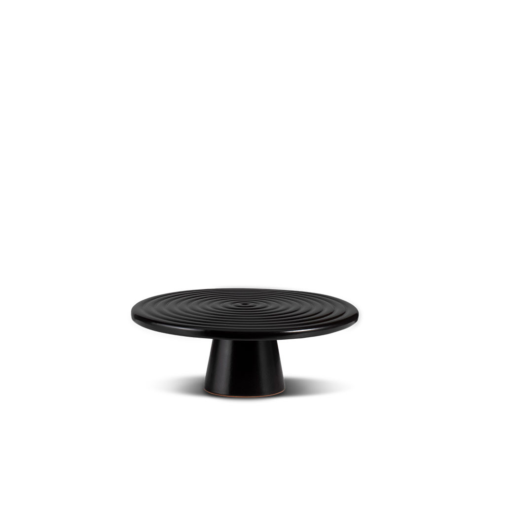 Dutchdeluxes Food stand - Small CERAMIC Black Matt