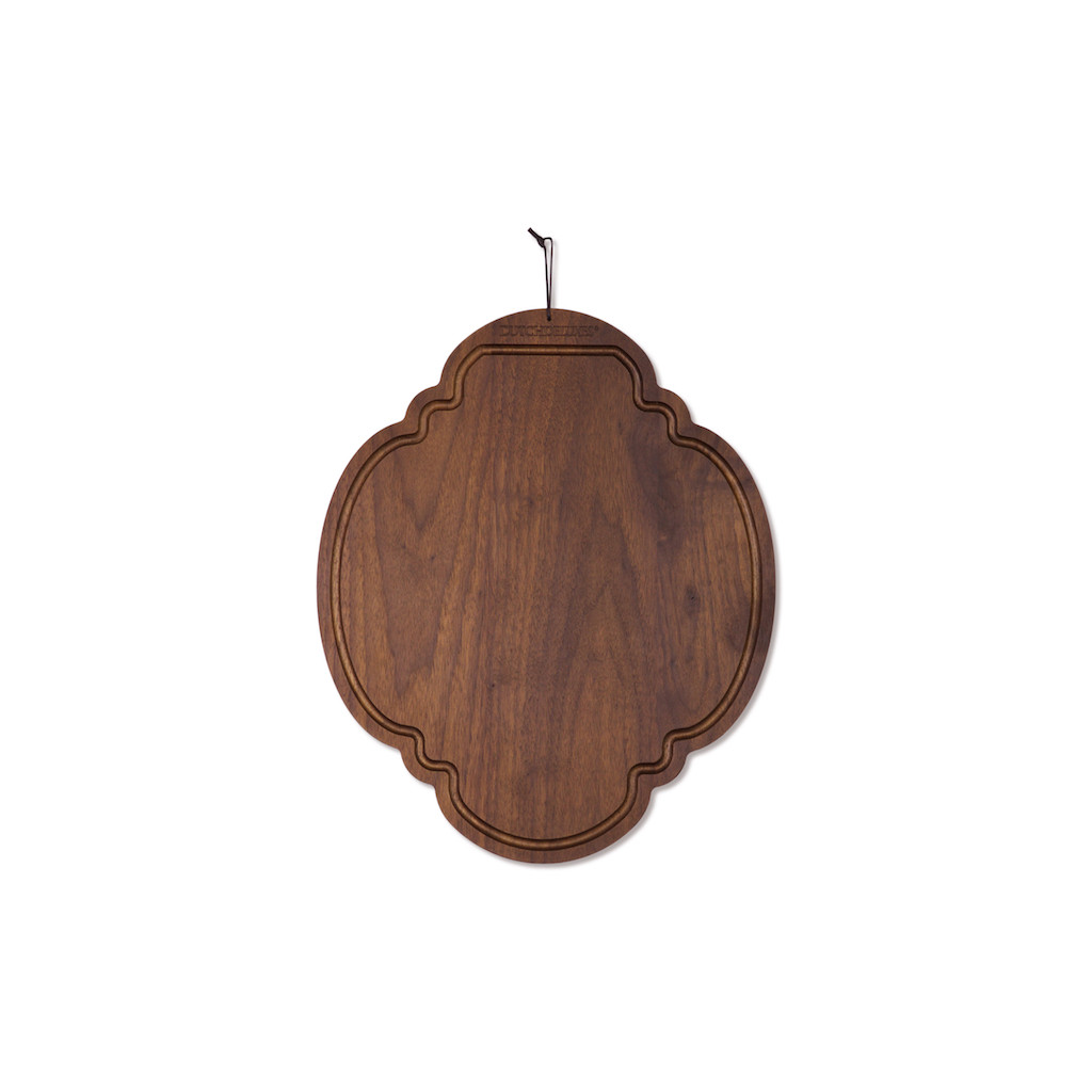 Dutch Deluxes Breakfast Board Oval Solid WALNUT