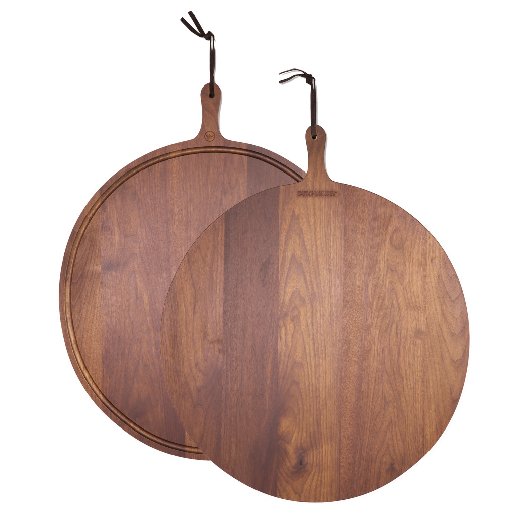 Dutch Deluxes Bread Board XL Round Solid WALNUT