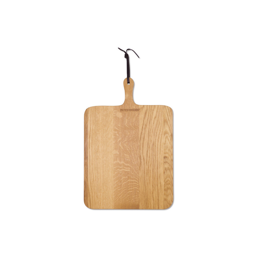 Dutchdeluxes Bread Board XL Square Solid OAK Oiled Oak