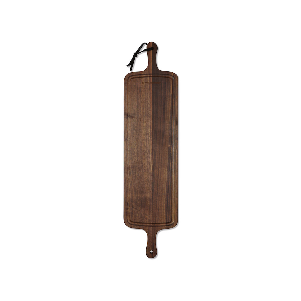 Dutchdeluxes BBQ Board XL Slim Fit Solid WALNUT Oiled Walnut