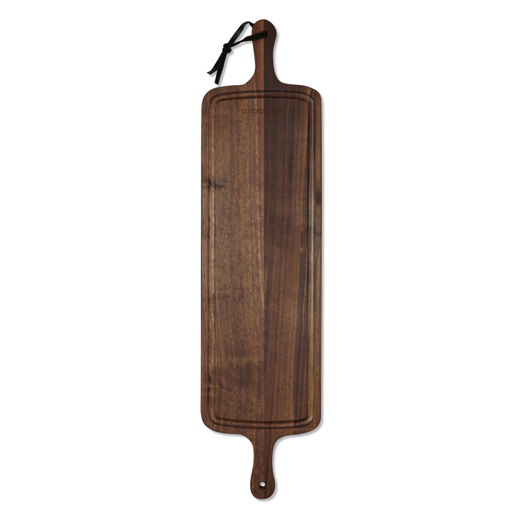 Dutchdeluxes BBQ Board XL Slim Fit Solid WALNUT Oiled Walnut