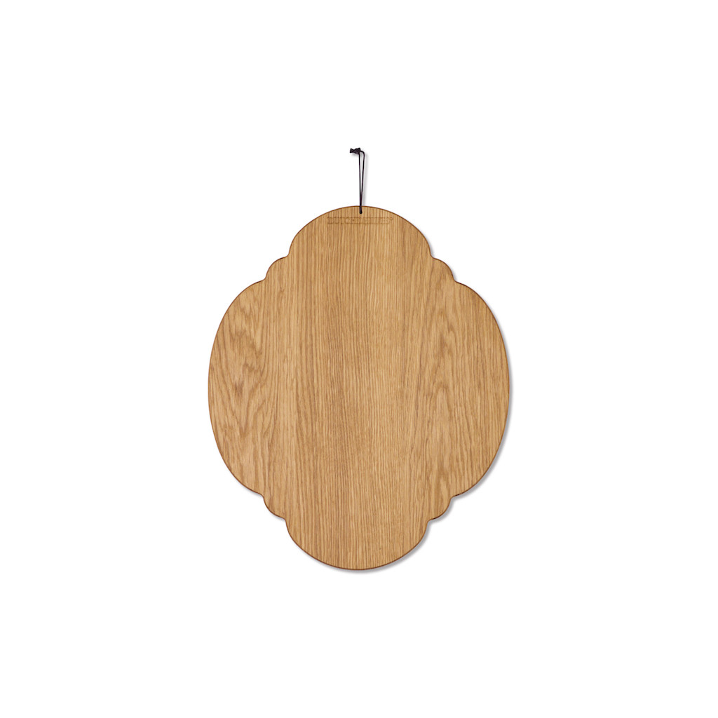 Dutchdeluxes Breakfast Board Oval Solid OAK Oiled Oak