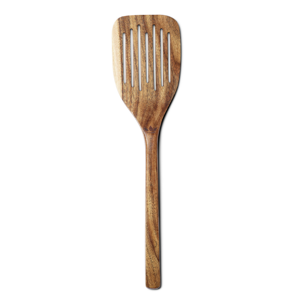 Dutchdeluxes Wooden Utensil Skimmer Spatula XL ACACIA Acacia