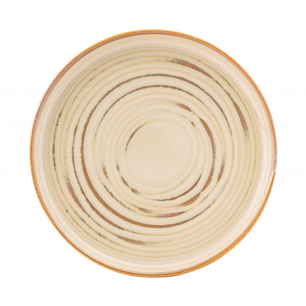 Utopia Santo Taupe Coupe Plate 7" (17.5cm)