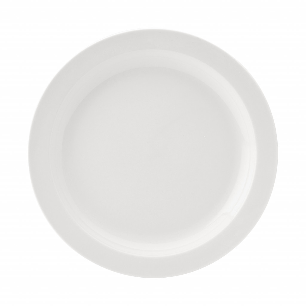 Utopia Pure White Narrow Rim Plate 9" (23cm)