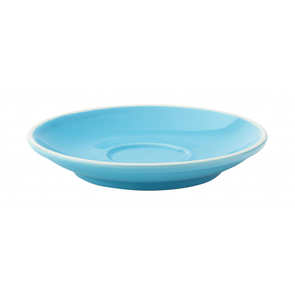 Utopia Barista Espresso Blue Saucer 4.5" (11.5cm)