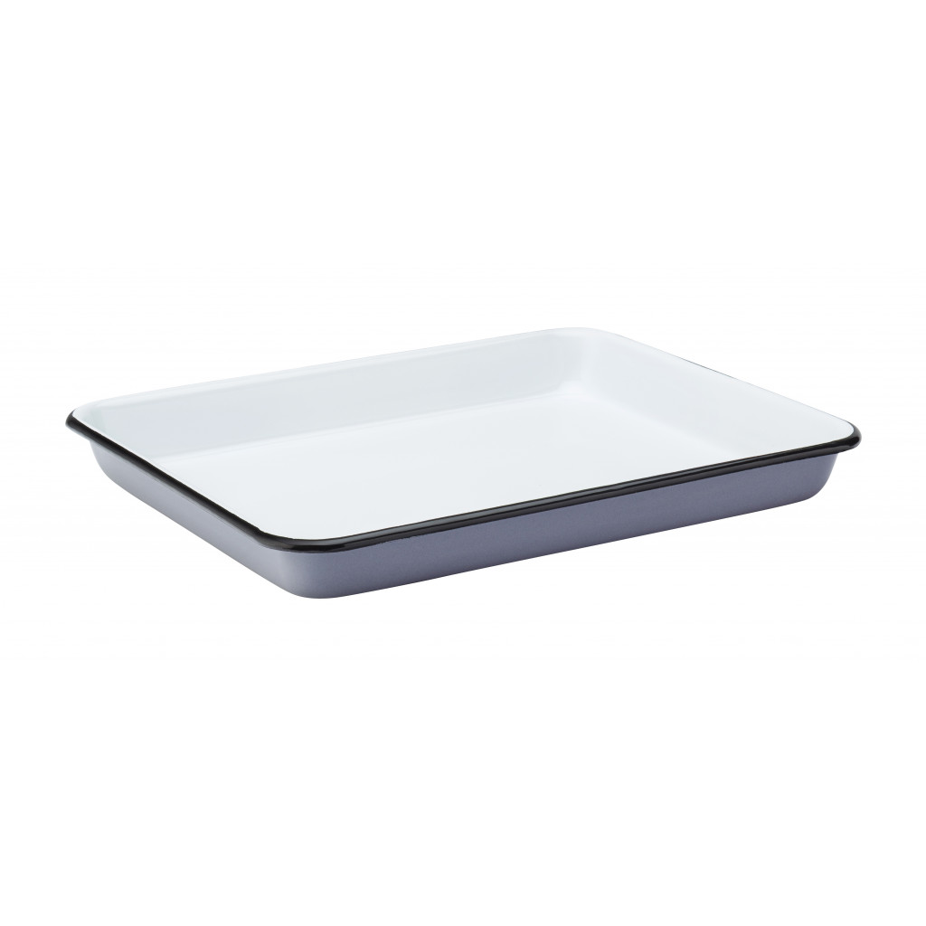 Utopia Eagle Enamel Grey Baking Tray 11" (28cm)