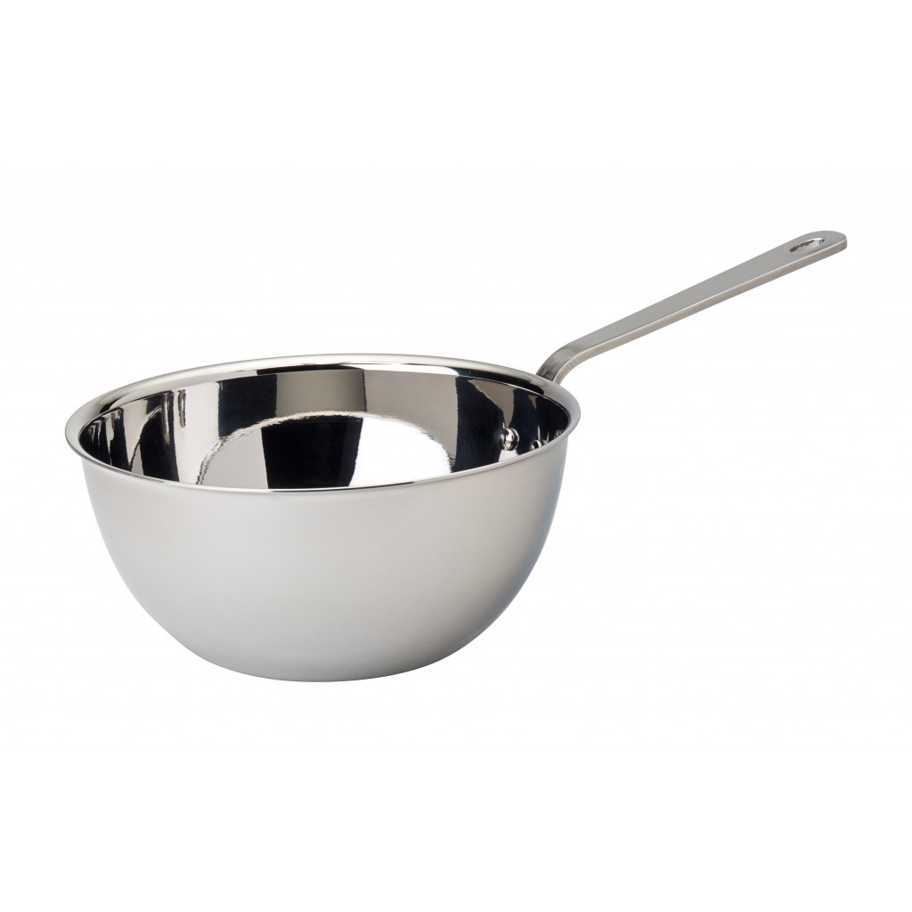 Utopia Mini Stainless S Wok 4.5" (11.5cm) 12oz (34cl)