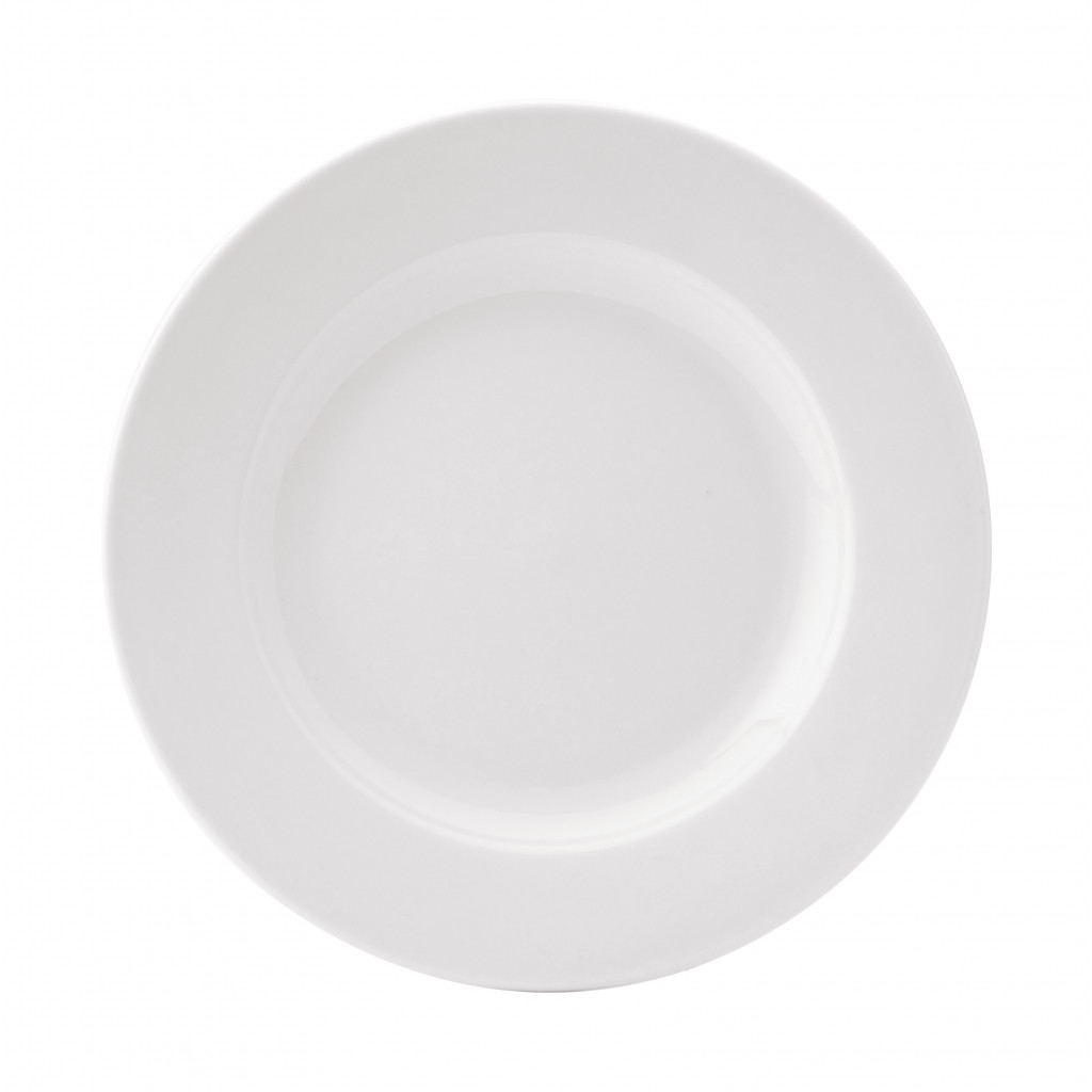 Utopia Pure White Wide Rim Plate 8.5" (22cm)