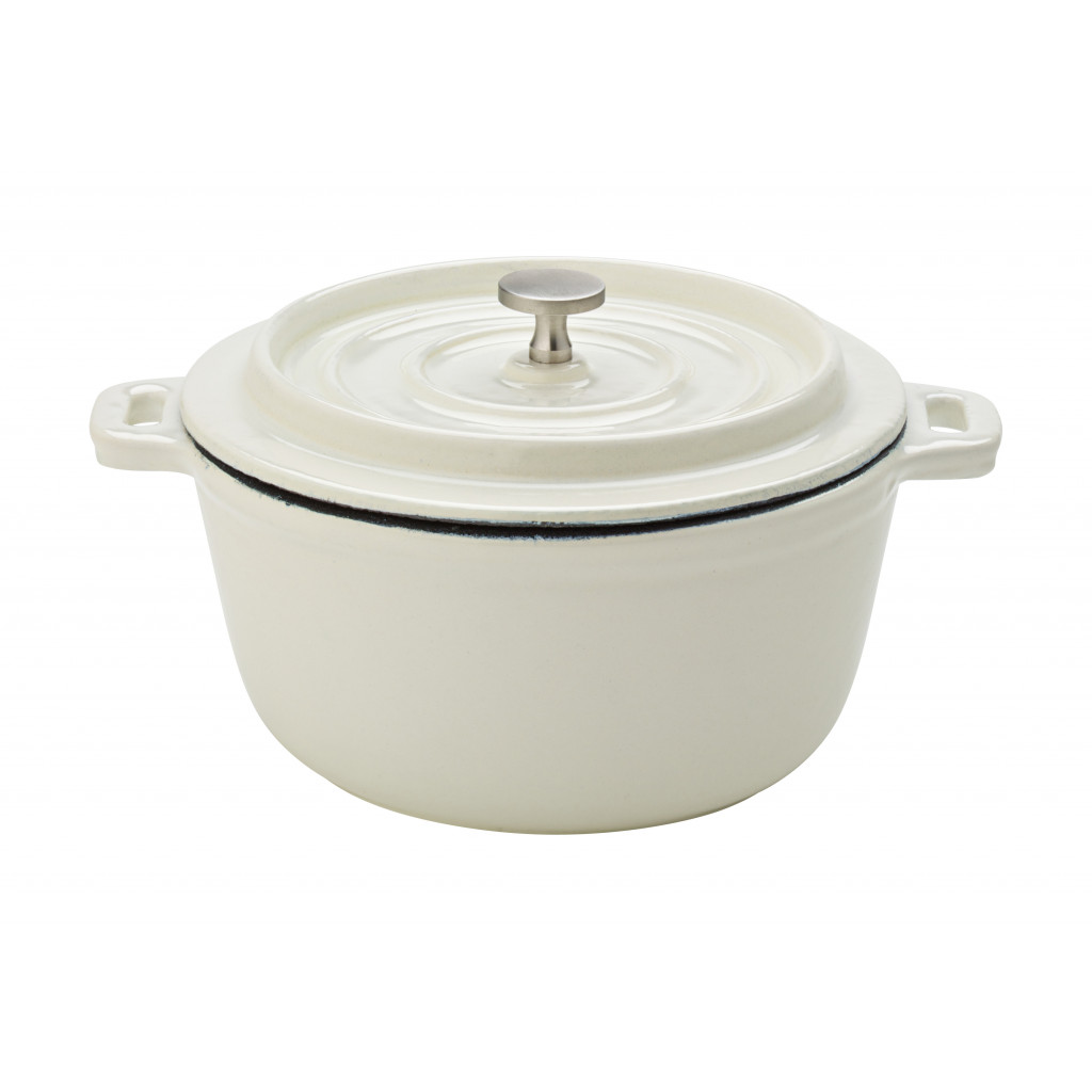 Utopia Cast Iron Calico Round Casserole 5.5" (14cm)