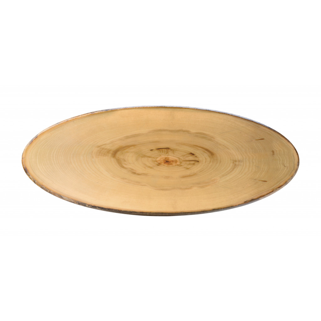 Utopia Elm Footed Oval Platter 25.5.5 x 10" (65 x 25.5cm)