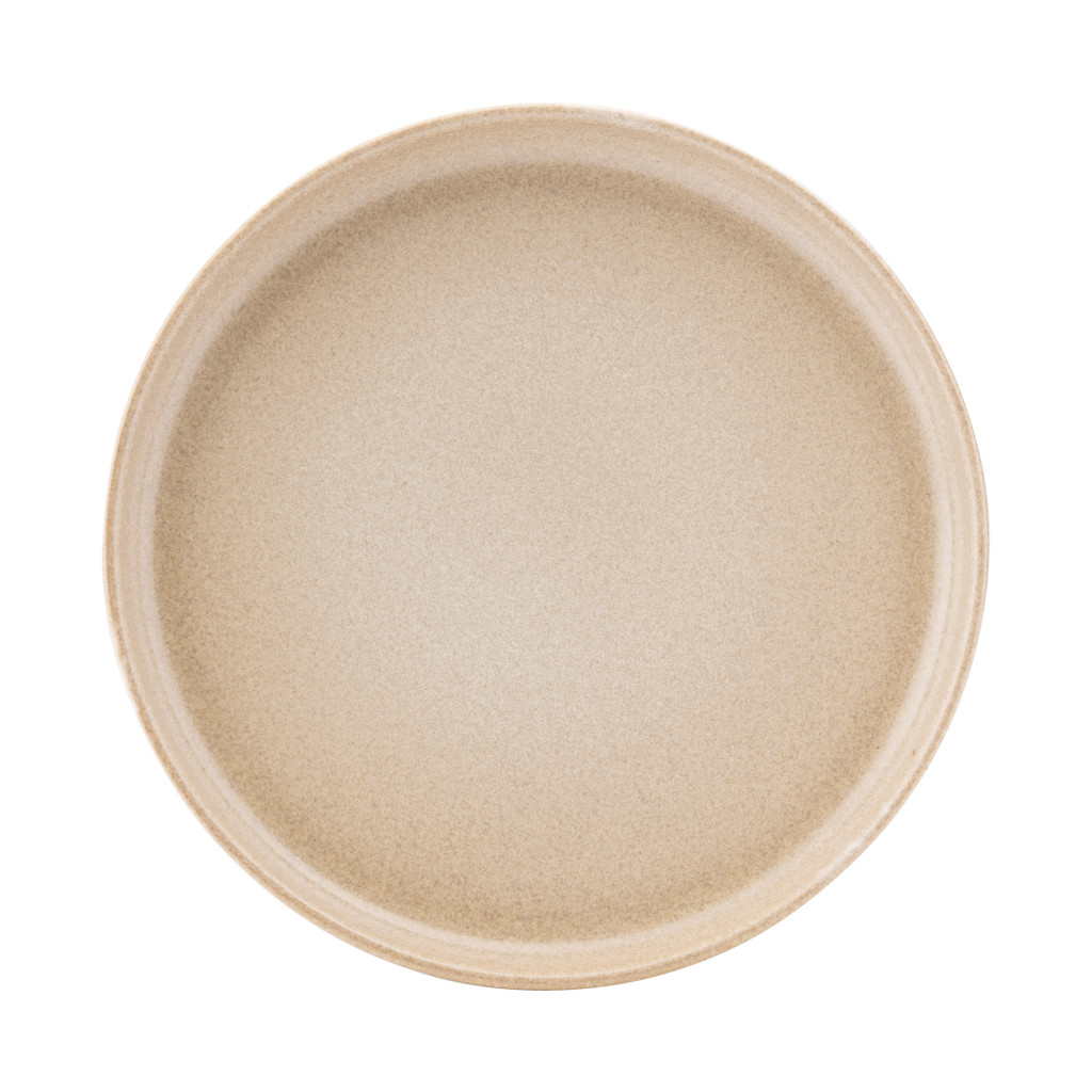 Utopia Pico Taupe Coupe Plate 7" (17.5cm)