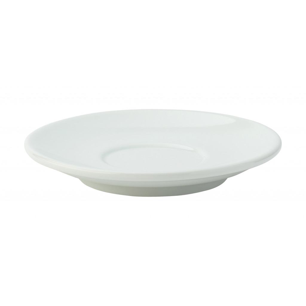 Utopia Barista White Saucer 6" (15cm)