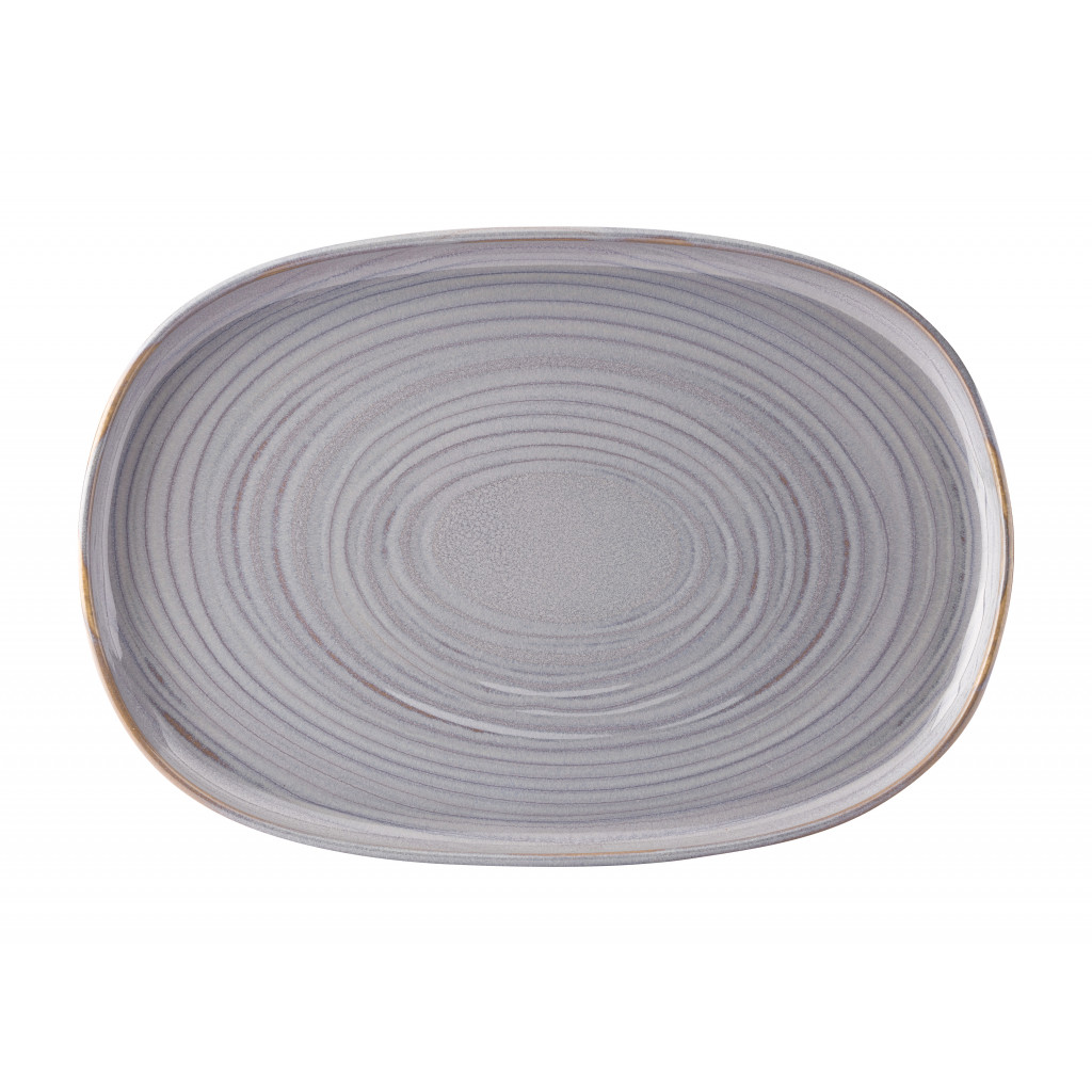 Utopia Santo Dark Grey Platter 13" (33cm)