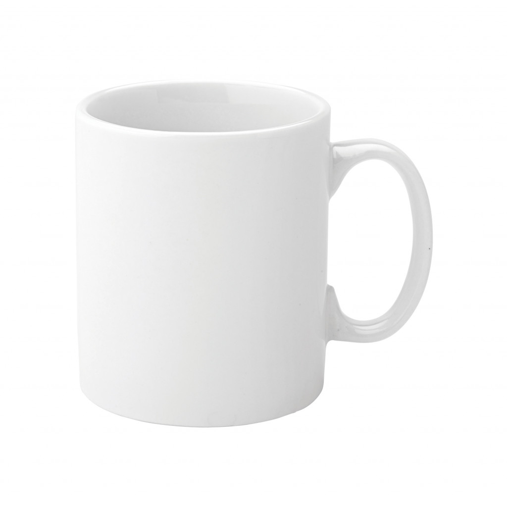 Utopia Pure White Economy Straight-Sided Mug 12oz (34cl)