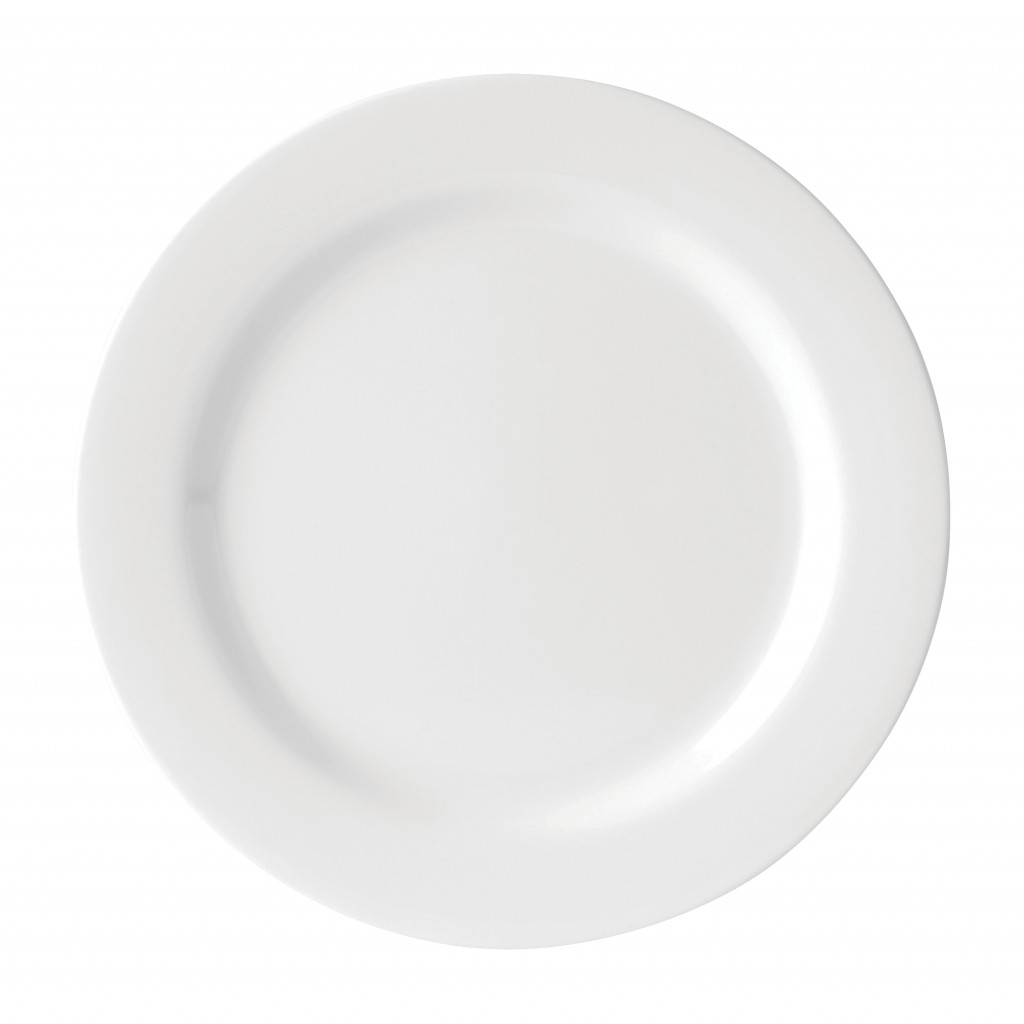 Utopia Wide Rimmed Plate 9" (23cm)