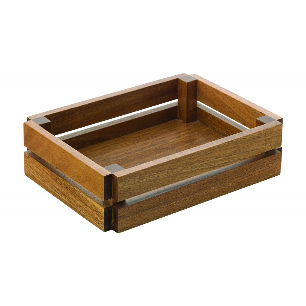 Utopia Acacia Small Crate 8.75" x 6.25" (22 x 16cm)