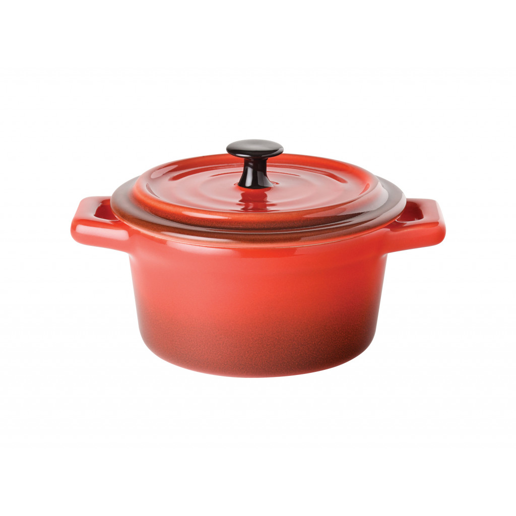 Utopia Flame Round Casserole 4" (10cm) 9oz (26cl)