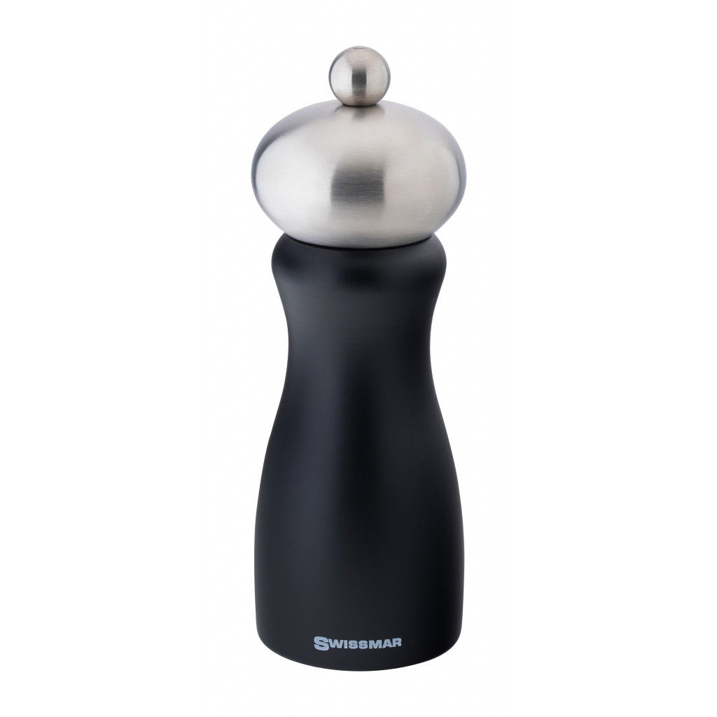 Utopia Belle Black Matte Pepper Mill 6" (15cm)