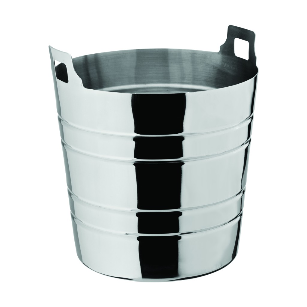 Utopia Ribbed Wine Bucket 8" (20cm) H: 7.5" (19cm)