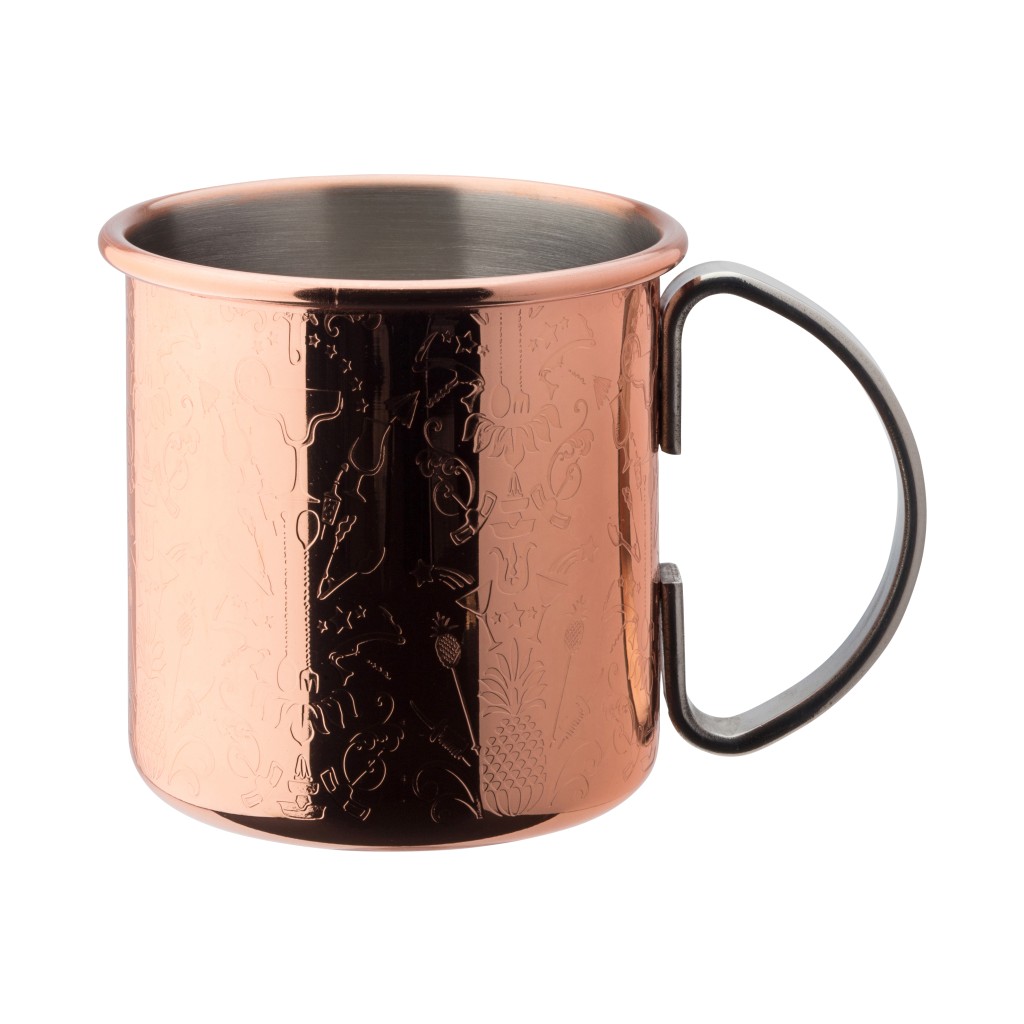 Utopia Chased Copper Mug 17oz (48cl)