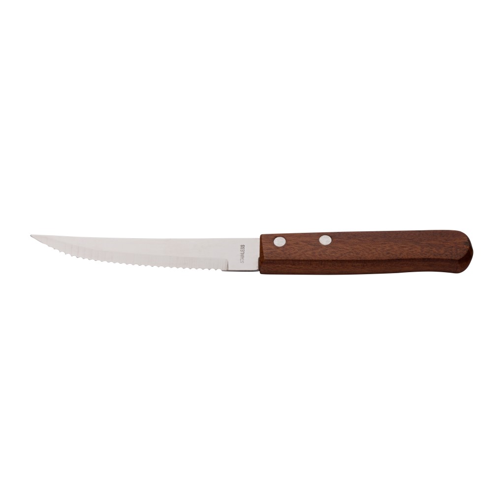 Utopia Wooden Handle Steak Knife