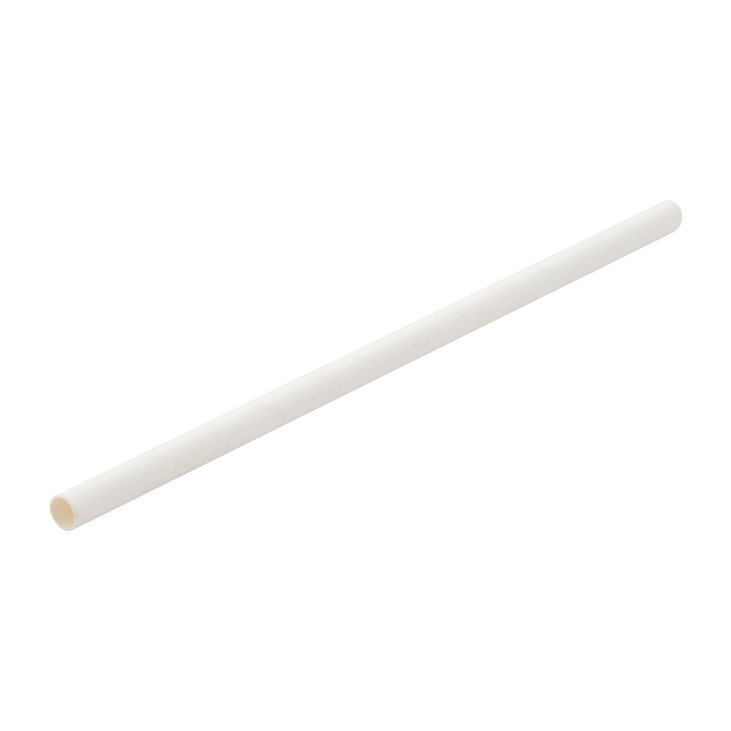 Utopia Paper White Cocktail Straw 5.5" (14cm) 5mm Bore