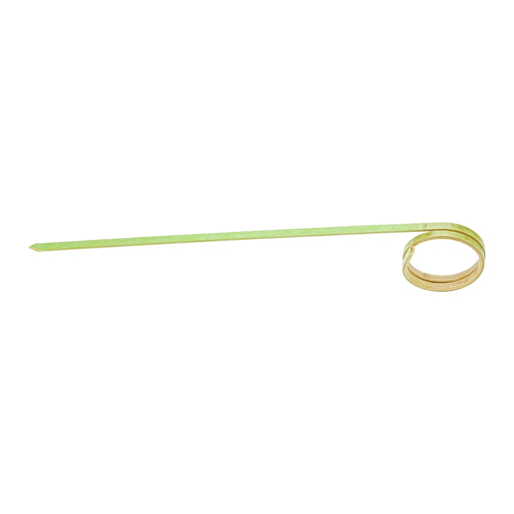 Utopia Curly Bamboo Skewer 4.75" (12cm)