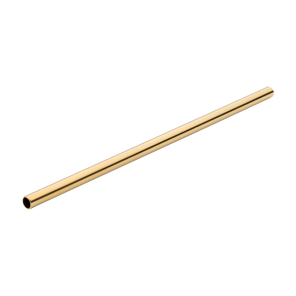 Utopia Stainless Steel Gold Cocktail Straw 5.5" (14cm)