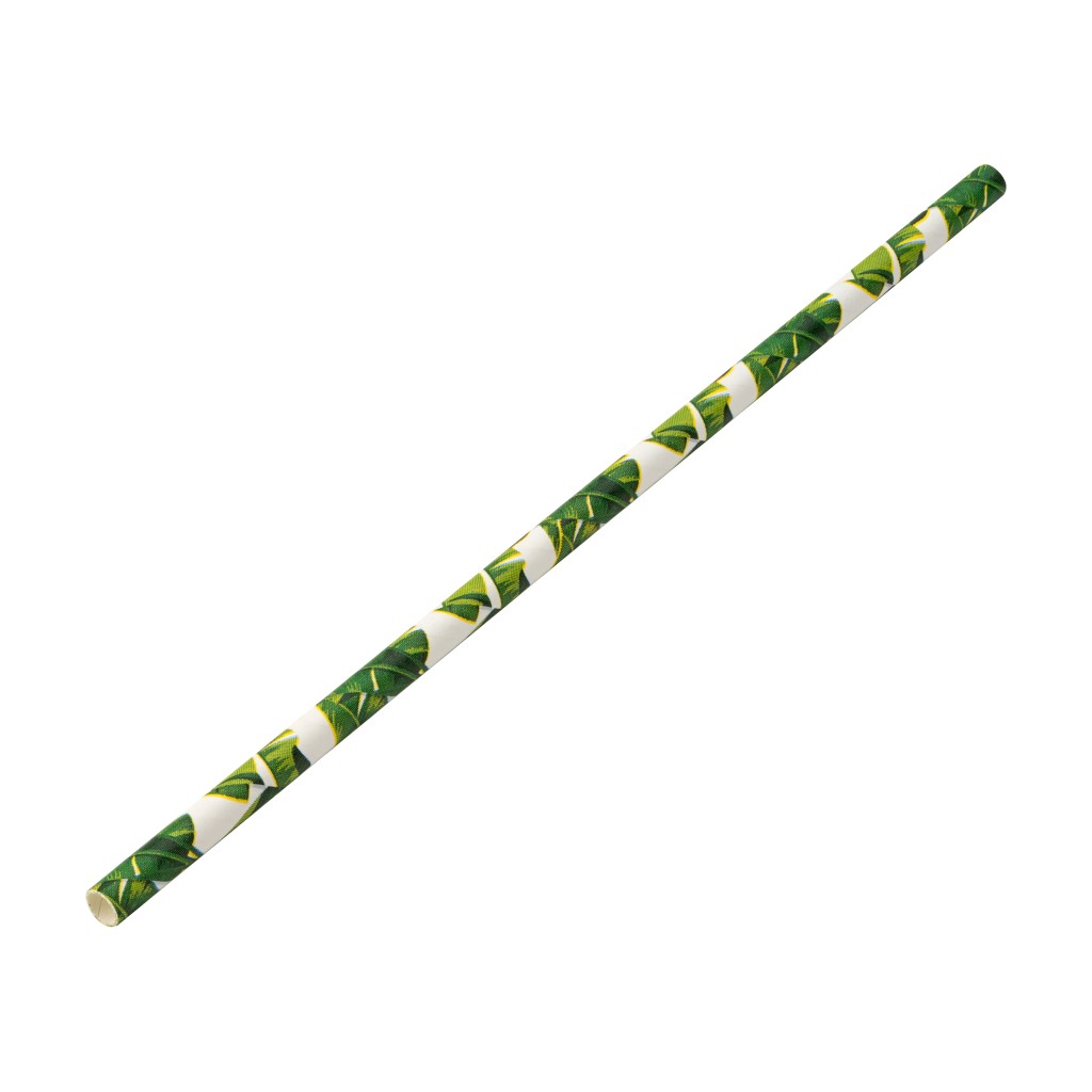 Utopia Paper Tropical Straw 8" (20cm) Box of 250