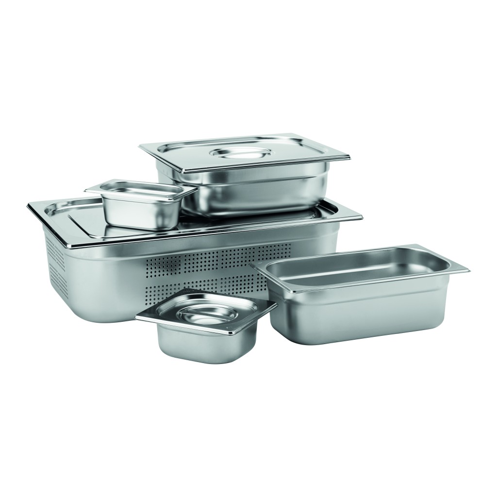 Utopia Stainless Steel Perforated GN 1/1 Pan 10cm Deep