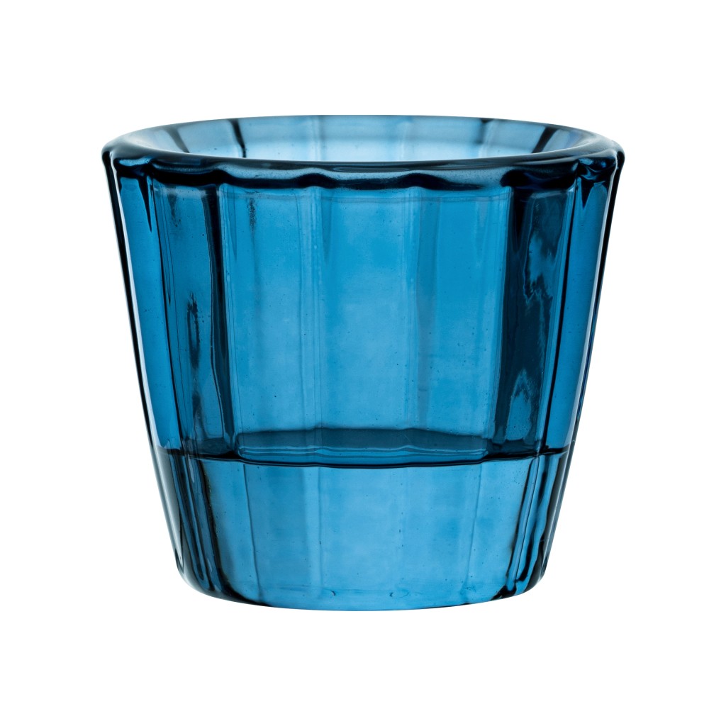 Utopia Ribbed Blue Nightlight Holder