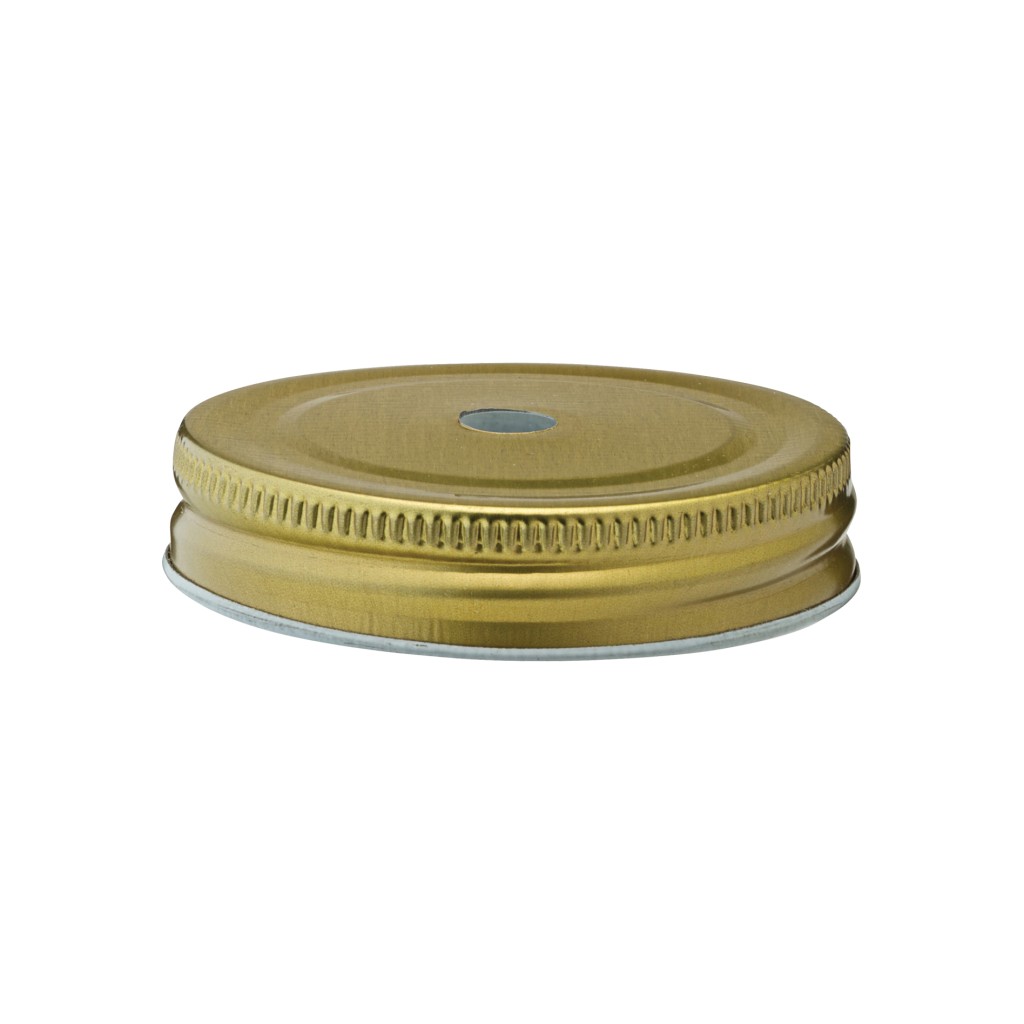 Utopia Gold Lid 2.75" (7cm) - with Straw Hole