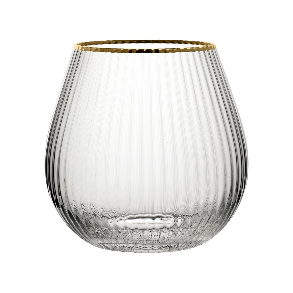 Utopia Hayworth Stemless Gin 22oz (65cl) - Gold Rim