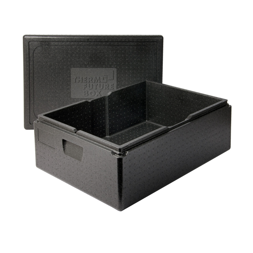 Thermo Future Box ALLROUND ECO, black 625 x 425 x 200, 53L