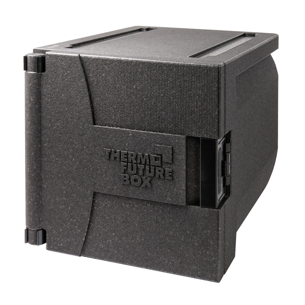 Thermo Future Box Frontloader "eco", black 530x 335 x 390, 69L