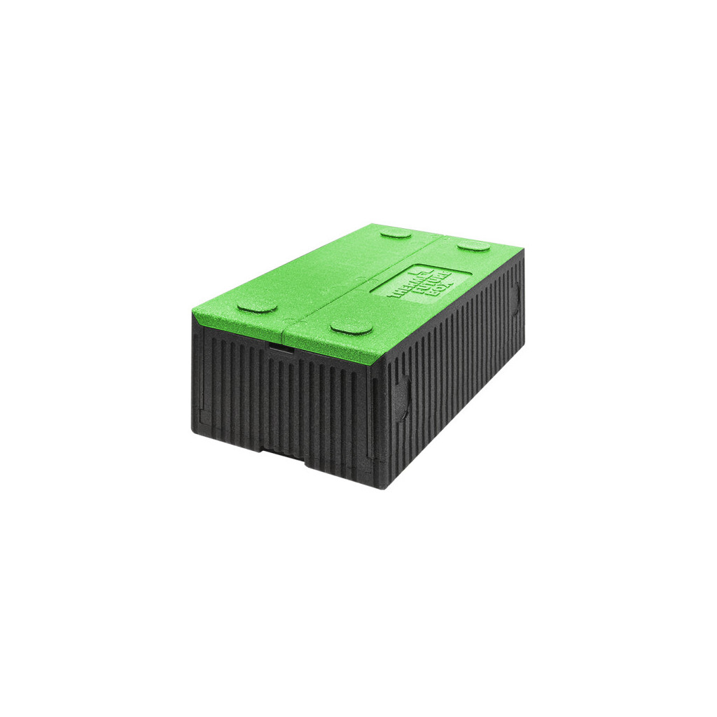 Thermo Future Box Faltbox GN 1/1, schwarz / grün 600x400 x100/231
