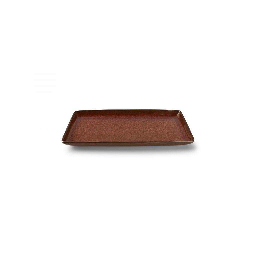 F2D Serving dish 29x13xH2,5cm red Tapa