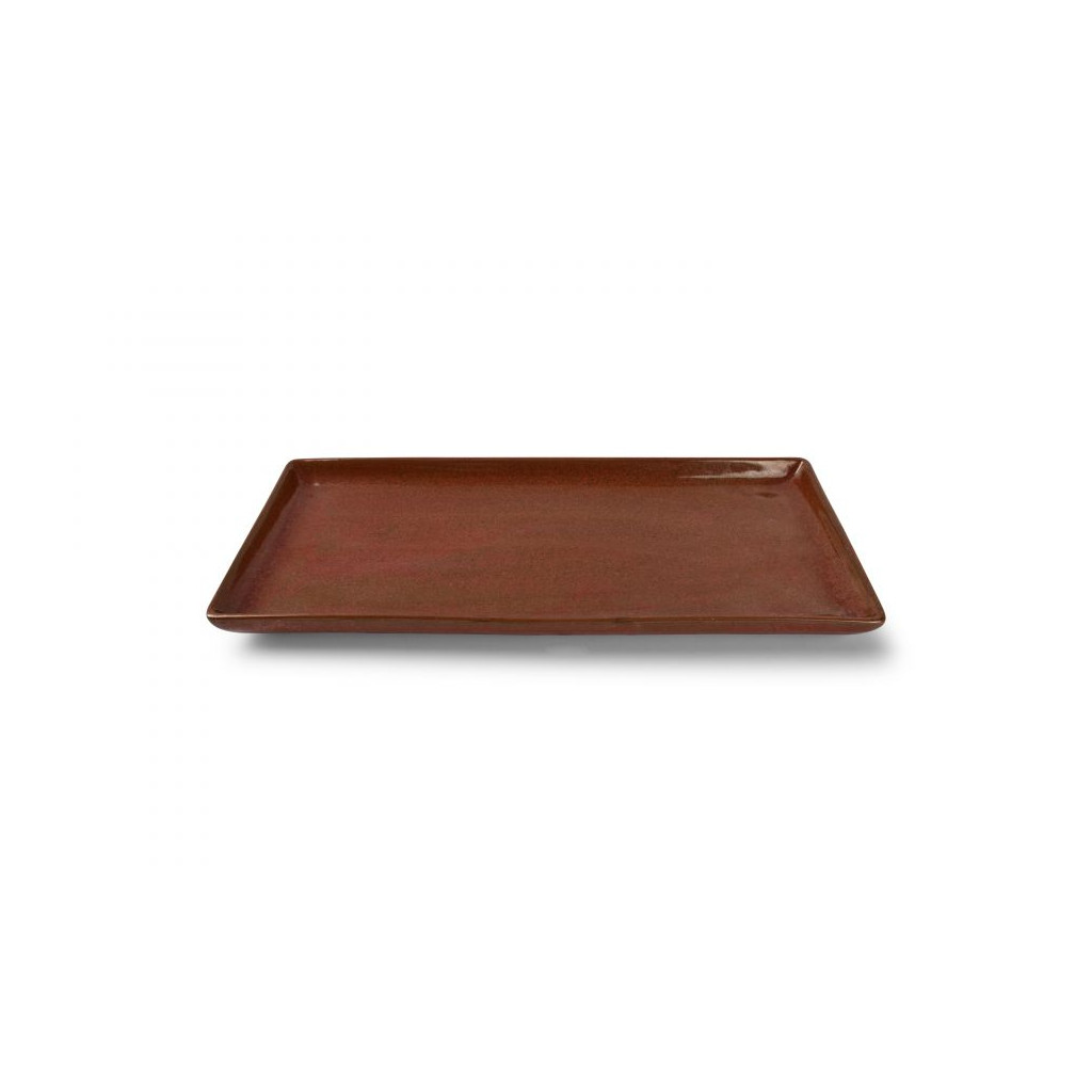 F2D Serving dish 36x16xH2,5cm red Tapa