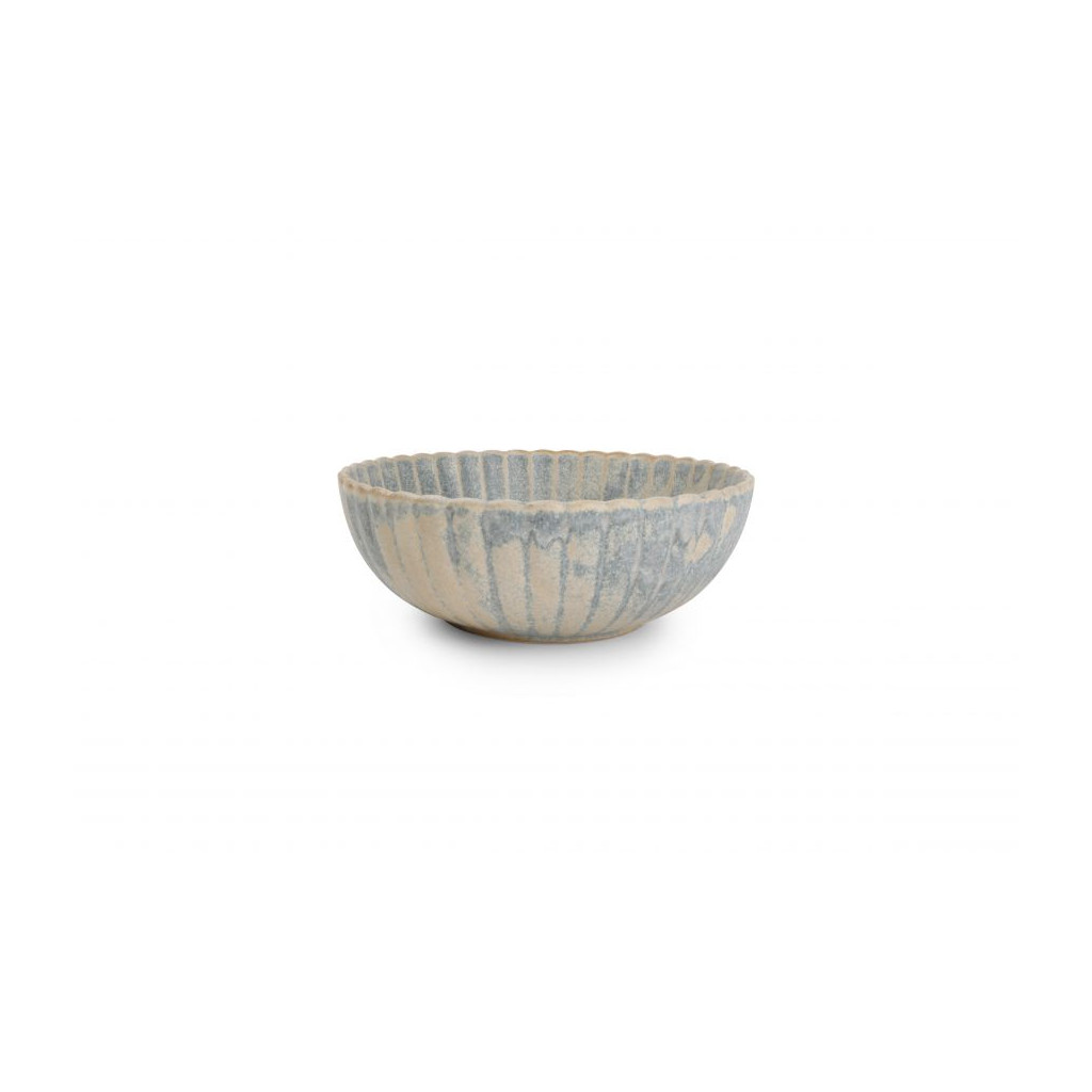 F2D Bowl 18xH6,5cm blue faded Dune