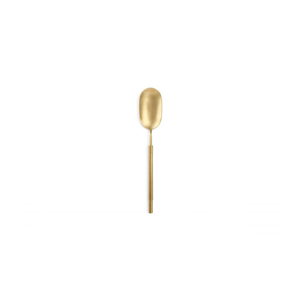 F2D Table spoon matte gold Helix - set/7